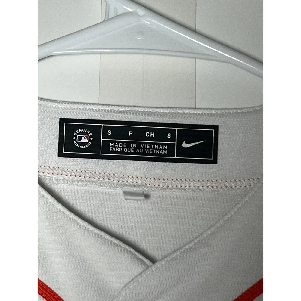 Nike Houston Astros Alex Bregman 2 Baseball Jersey White Youth Small 8 MLB